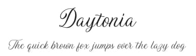 Daytonia by Saridezra — Script Handwritten Font — thumbnail 1