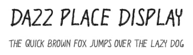 Dazz Place Display by Edric Studio — Script Handwritten Font — thumbnail 1