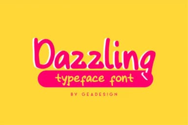 Dazzling Font by geadesign — Script Handwritten Font — thumbnail 1