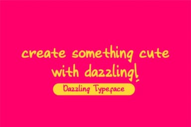 Dazzling Font by geadesign — Script Handwritten Font — thumbnail 3