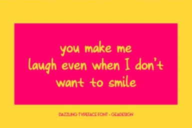Dazzling Font by geadesign — Script Handwritten Font — thumbnail 4