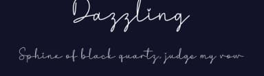 Dazzling by Scratchones — Script Handwritten Font — thumbnail 2