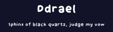 Ddrael by dunee — Script Handwritten Font — thumbnail 2