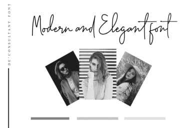 De'Consultant Font by Sronstudio — Script Handwritten Font — thumbnail 2