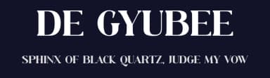 De Gyubee by Muflieart — Serif Font — thumbnail 2