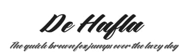 De Hafla by Doehantz Studio — Script Handwritten Font — thumbnail 1