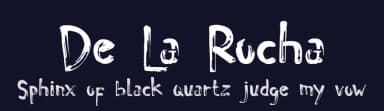 De La Rocha by Nariswari Creative — Script Handwritten Font — thumbnail 2