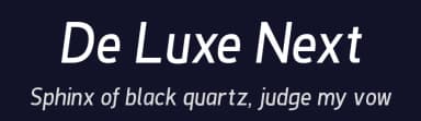 De Luxe Next by Dichi — Sans Serif Font — thumbnail 2