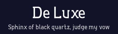 De Luxe by Dichi — Sans Serif Font — thumbnail 2