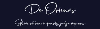 De Orleans by Vultype — Script Handwritten Font — thumbnail 2