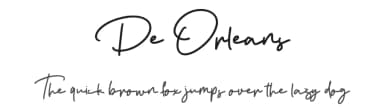 De Orleans by Vultype — Script Handwritten Font — thumbnail 1