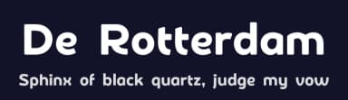 De Rotterdam by Roland Huse Design — Sans Serif Font — thumbnail 2