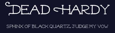 Dead Hardy by Dirt2.com - SickCapital — Script Handwritten Font — thumbnail 2