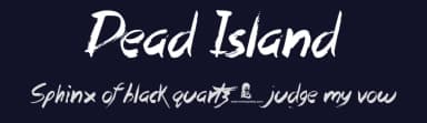 Dead Island by JSH creates — Script Handwritten Font — thumbnail 2