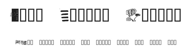 Dead Letter Office by ChannelZero — Dingbats Font