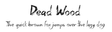 Dead Wood by JSH creates — Script Handwritten Font — thumbnail 1