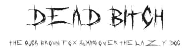 Dead Bitch by Murder Fonts — Script Handwritten Font — thumbnail 1