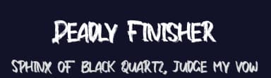 Deadly Finisher by Willetter Studio — Script Handwritten Font — thumbnail 2