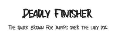 Deadly Finisher by Willetter Studio — Script Handwritten Font — thumbnail 1