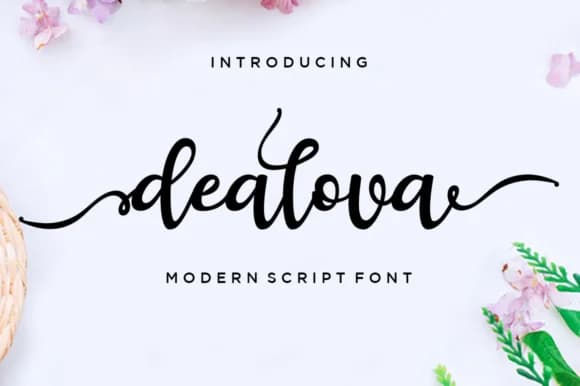 Dealova Script Font by akifatype — Script Handwritten Font — preview 1