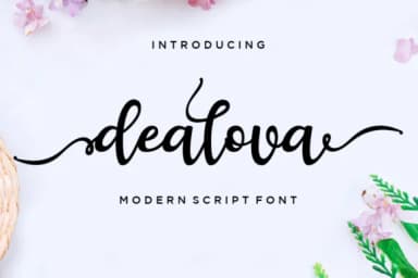 Dealova Script Font by akifatype — Script Handwritten Font — thumbnail 1