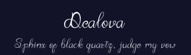 Dealova by Ameerazan Studio — Script Handwritten Font — thumbnail 2