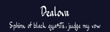 Dealova by Projectype — Script Handwritten Font — thumbnail 2