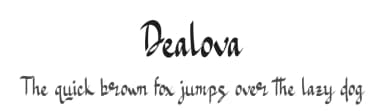 Dealova by Projectype — Script Handwritten Font — thumbnail 1