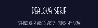 Dealova Serif by Danar Nugroho — Script Handwritten Font — thumbnail 2