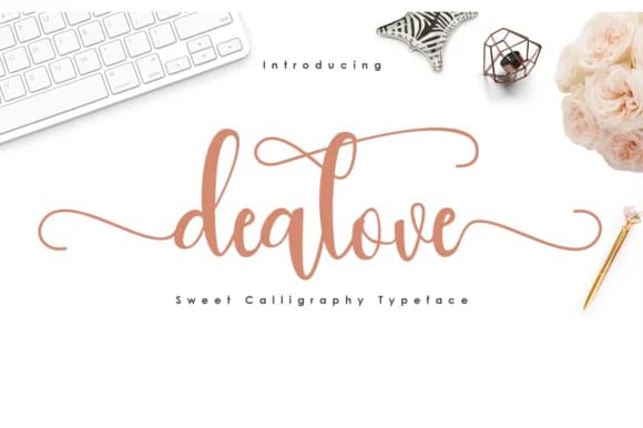 Dealove Script Font by Analogous — Script Handwritten Font