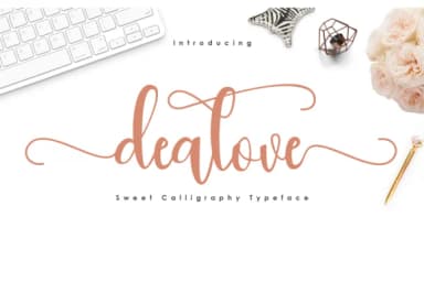Dealove Script Font by Analogous — Script Handwritten Font — thumbnail 1