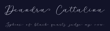 Deandra Cattalina by Bluestype Studio — Script Handwritten Font — thumbnail 2