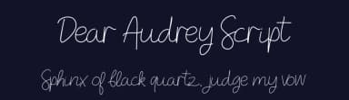 Dear Audrey Script by peterdraw — Script Handwritten Font — thumbnail 2