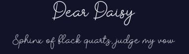 Dear Daisy by Airotype — Script Handwritten Font — thumbnail 2