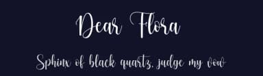 Dear Flora by Letternun — Script Handwritten Font — thumbnail 2