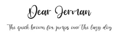 Dear Jerman by Staircase Studio — Script Handwritten Font — thumbnail 1