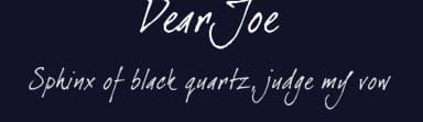 Dear Joe by JOEBOB graphics — Script Handwritten Font — thumbnail 2