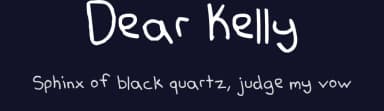 Dear Kelly by Skeddles — Script Handwritten Font — thumbnail 2