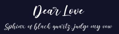 Dear Love by StudioAKTYPE — Script Handwritten Font — thumbnail 2