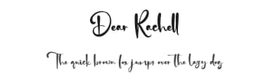 Dear Rachell by Staircase Studio — Script Handwritten Font — thumbnail 1