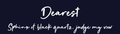 Dearest by Fikryal studio — Script Handwritten Font — thumbnail 2