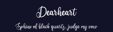 Dearheart by Hugefonts — Script Handwritten Font — thumbnail 2