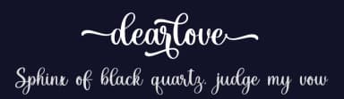 Dearlove by Fikryal studio — Script Handwritten Font — thumbnail 2