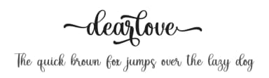 Dearlove by Fikryal studio — Script Handwritten Font — thumbnail 1