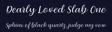 Dearly Loved Slab One by 7NTypes — Serif Font — thumbnail 2