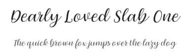 Dearly Loved Slab One by 7NTypes — Serif Font — thumbnail 1