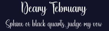 Deary February by Scratchones — Script Handwritten Font — thumbnail 2