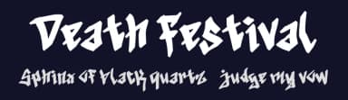 Death Festival by Yoga Letter — Script Handwritten Font — thumbnail 2