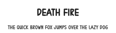 Death Fire by Scratchones — Script Handwritten Font — thumbnail 1
