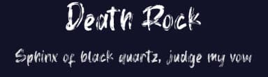 Death Rock by Creatype Studio — Script Handwritten Font — thumbnail 2